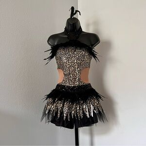 Cheetah Dance Costume Bodysuit 🐆